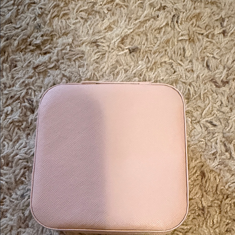 Pink Square Jewelry Box